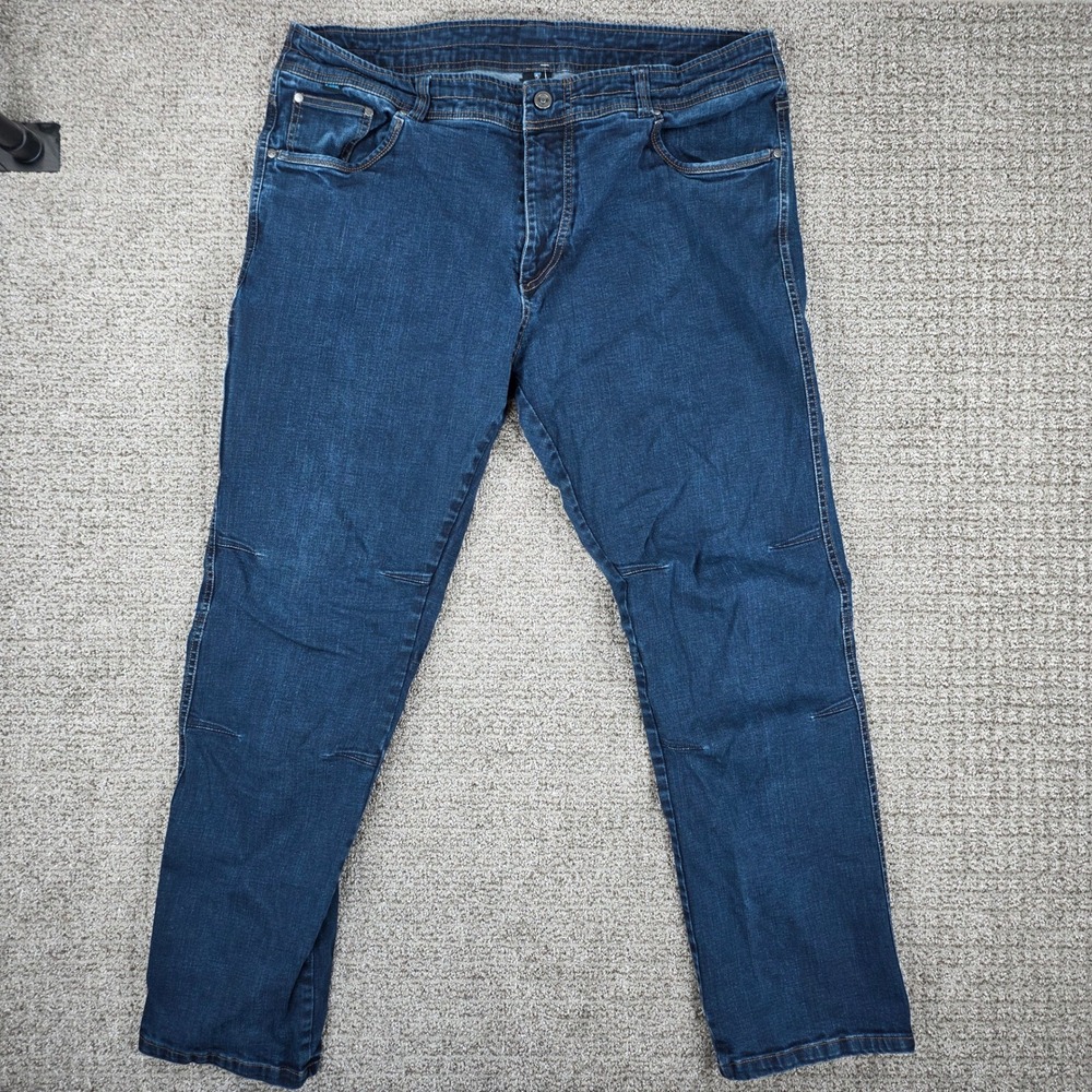 KUHL Rydr Jeans Mens 40x32 Dark Wash Blue Denim Straight Leg Work Pants